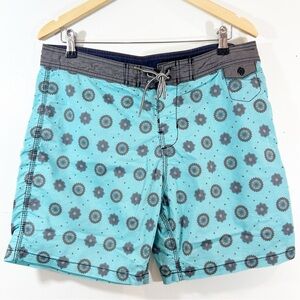 Billabong Blue and Gray Swim Board Shorts Stylish Design